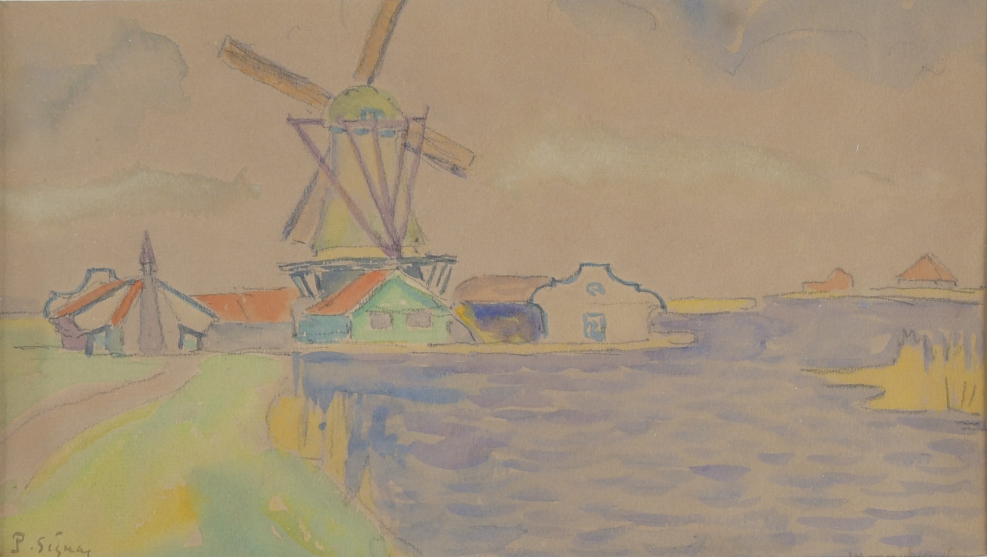 Moulin en Hollande (Monikendam)